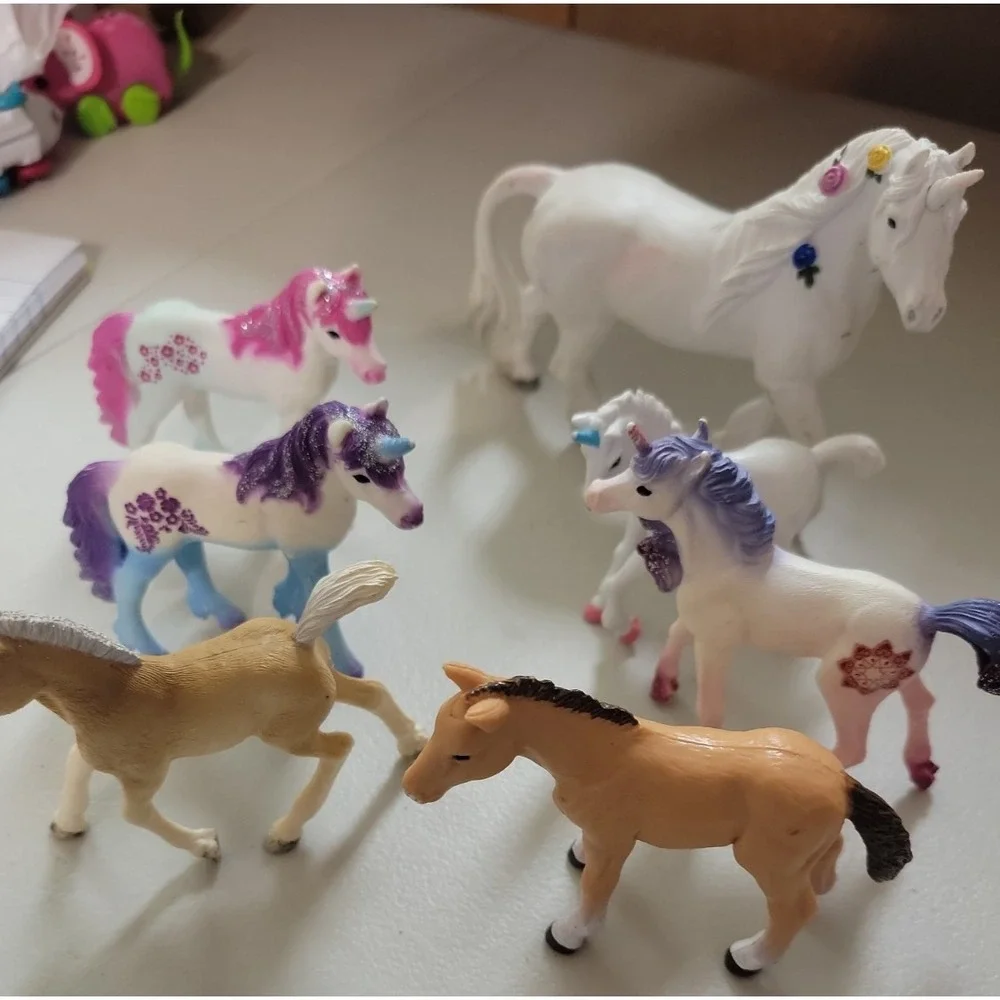 Schleich Unicorn Toy Figures Lot Pony Mixed brands Horse